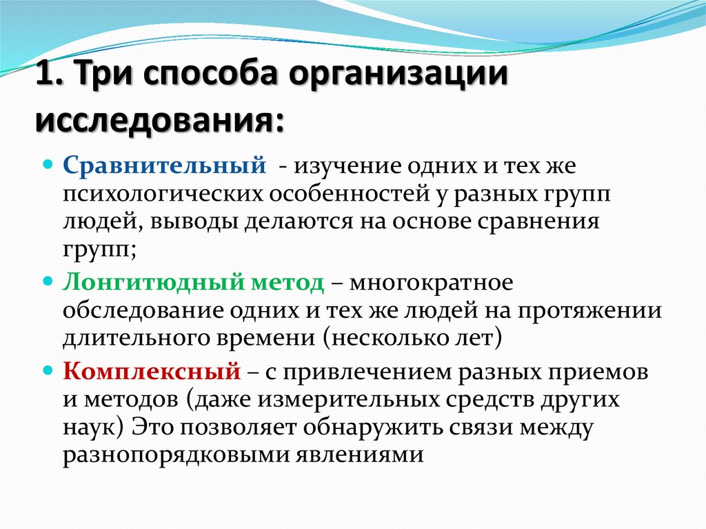 Какой метод изучает. Методы организации исследования. Метод организации исследования. Методы исследования предприятия. Методы проведения исследовательской работы.