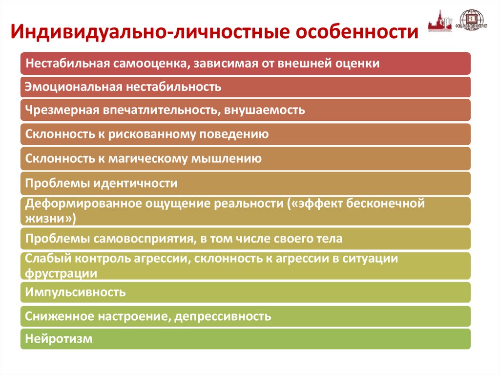 Личностная характеристика человека образец