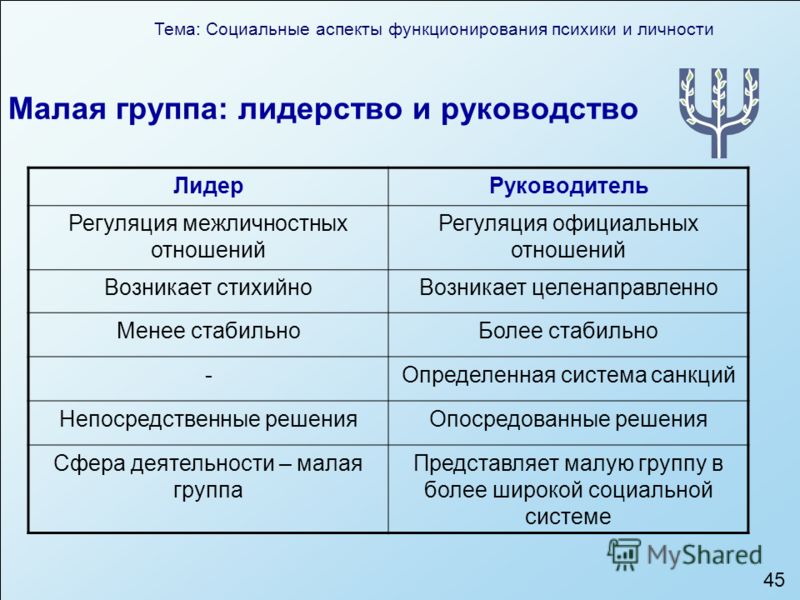 Функции лидера стили лидерства