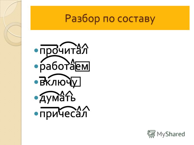 Стартер разбор по составу