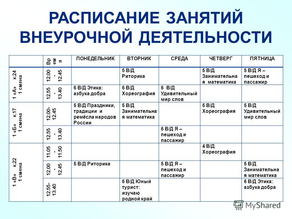 Расписание занятий составляется с учетом. Расписание занятий внеурочной деятельности в начальной школе по ФГОС. Расписание звонков внеурочной деятельности. Расписание внеурочной деятельности. Расписание внеурочных занятий.