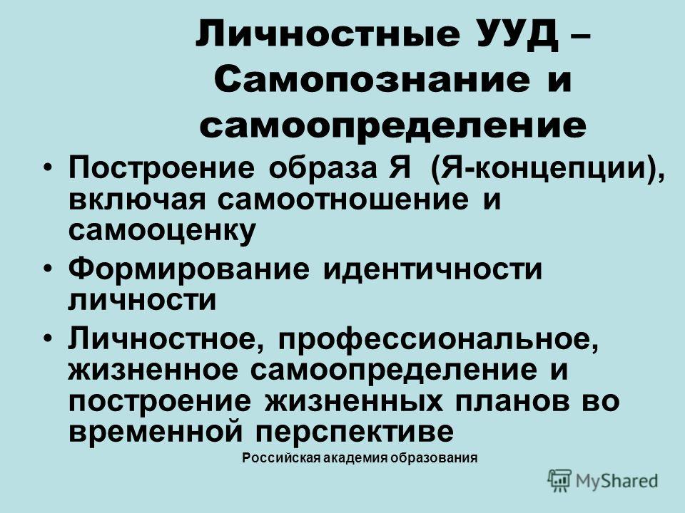 Сложный план самопознание