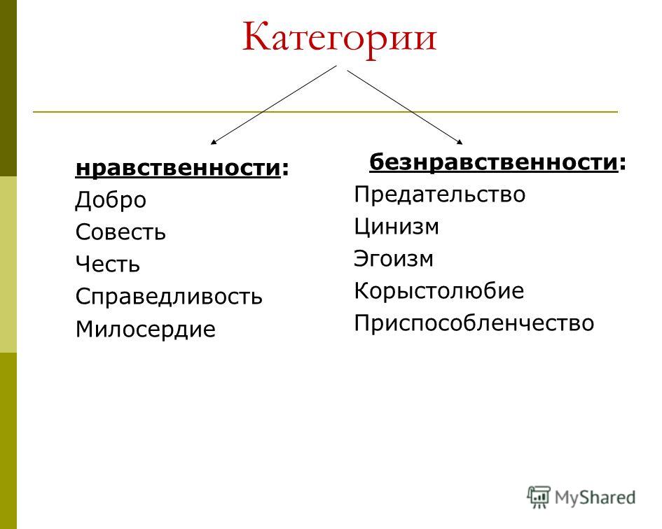 Примеры образцов нравственности