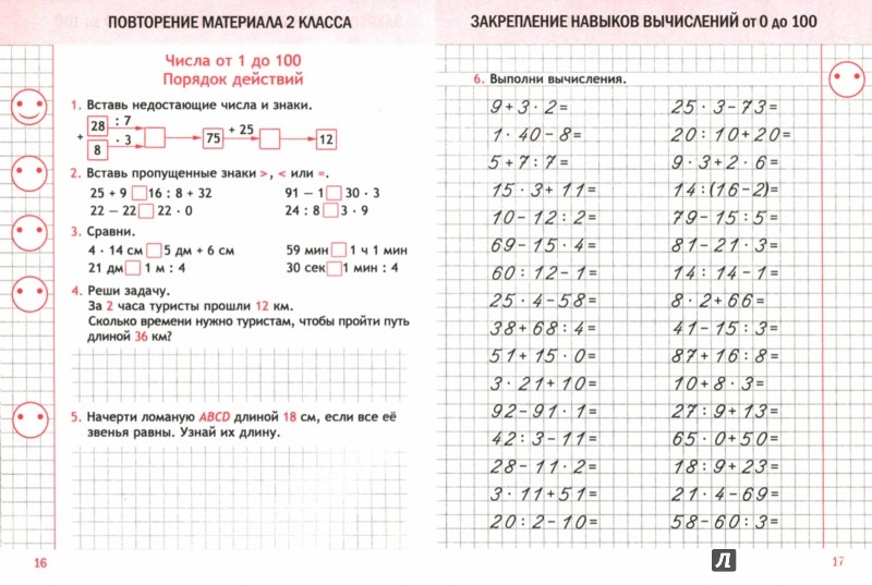 Тренируемся в вычислениях 2 класс планета знаний презентация