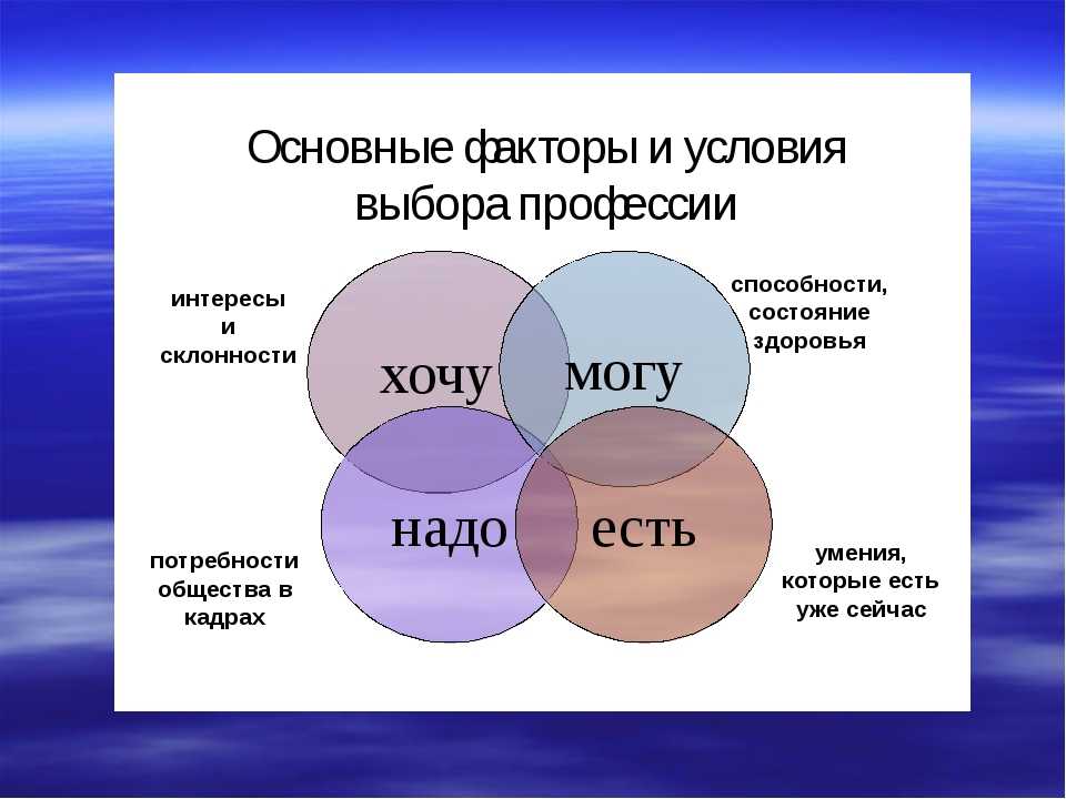 Профессиональное самоопределение старшеклассников проект