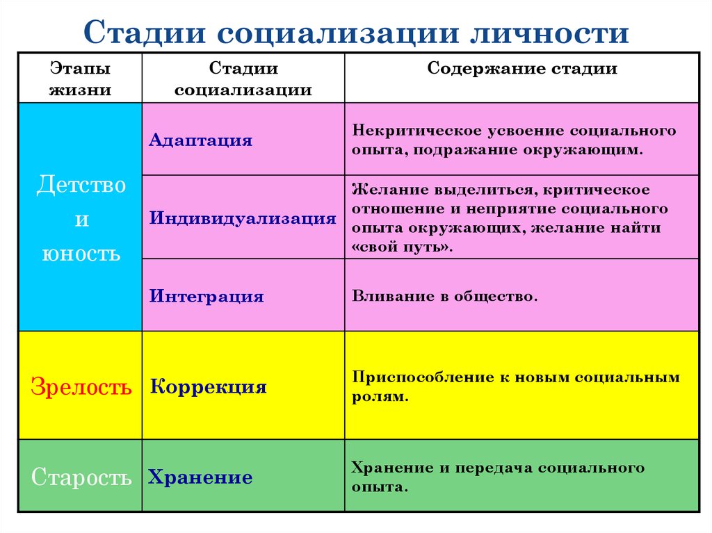 Усвоение человеком ценностей норм установок образцов поведения присущих данному обществу