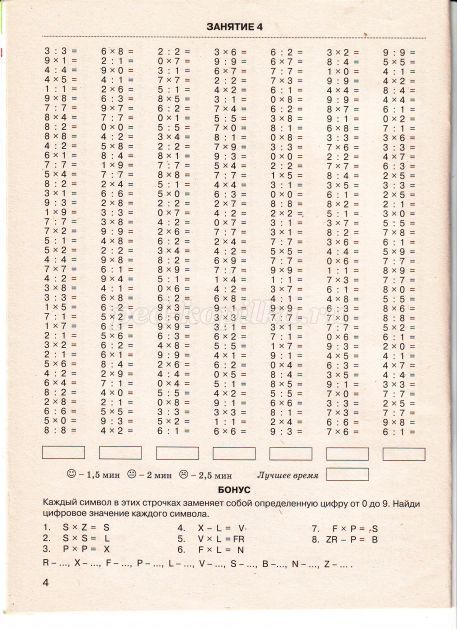 Тренажер умножение 2 3 класс